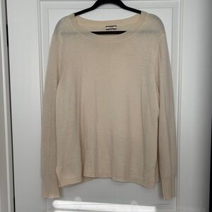 J. Crew Cashmere Cream Sweater